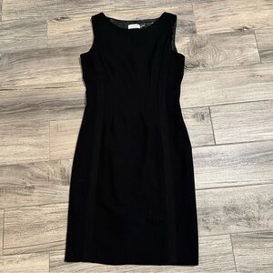 NWT Calvin Klein Black Midi Dress